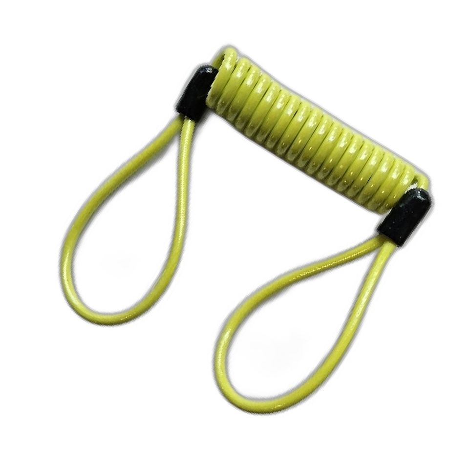 کابل فنری یادآور قفل دیسک مدل LOCK REMINDER سبز فسفری