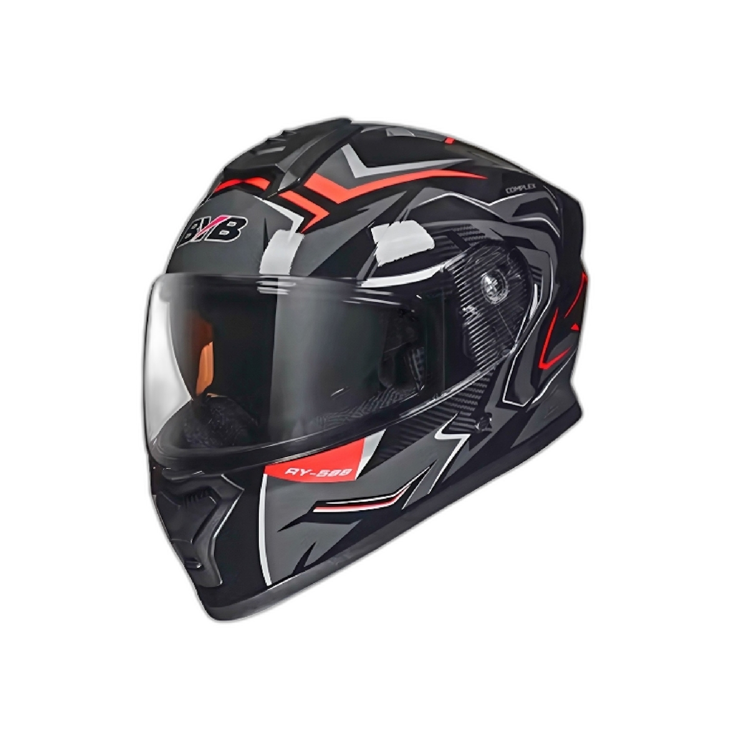 کلاه کاسکت فک ثابت BYB مدل 588 استاندارد DOT سایز XL