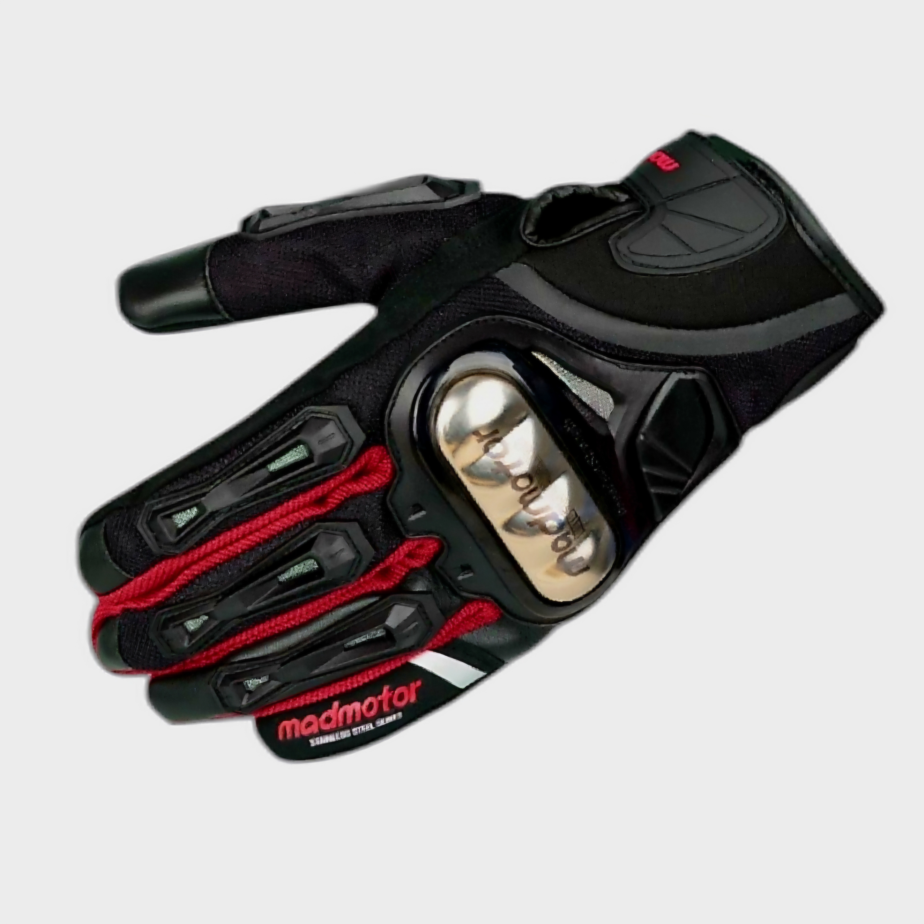 دستکش madmotor mt-06 (black/red) سایز XL