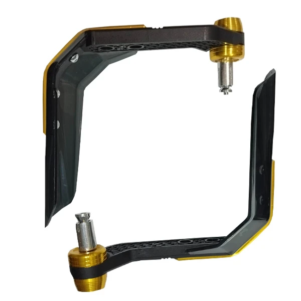 هندگارد موتور سیکلت طلق دار بسته دو عددی  GOLD